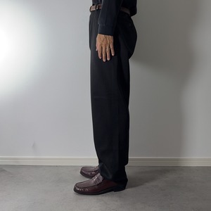 00s Levi's ACTION SLACKS BLACK [W34.5L31相当] 古着
