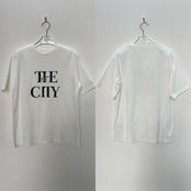 ［THE CITY］ロゴTee/オフホワイト