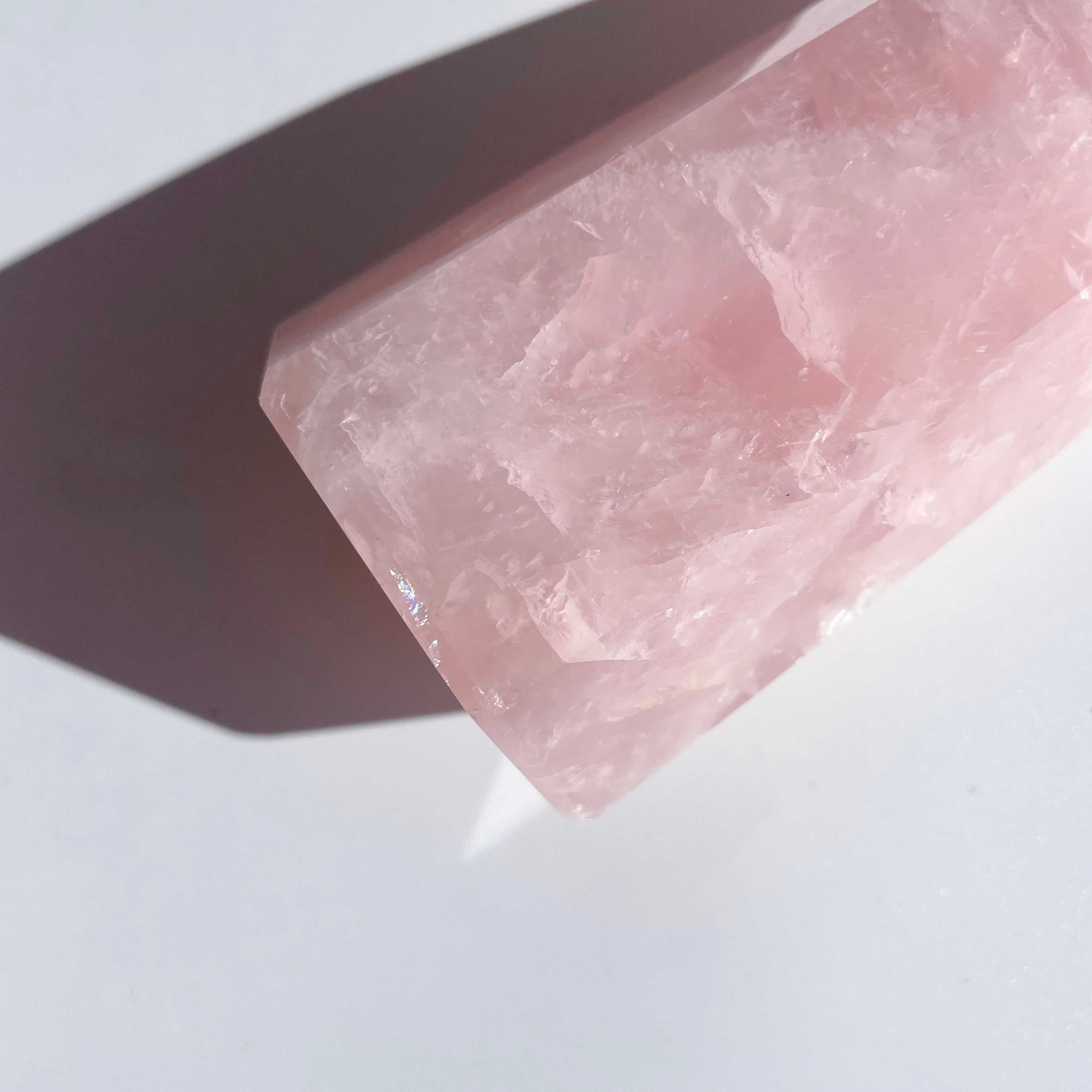 ローズクォーツ　タワー ローズクォーツタワー17◇Rose Quartz Tower◇天然石・パワーストーン