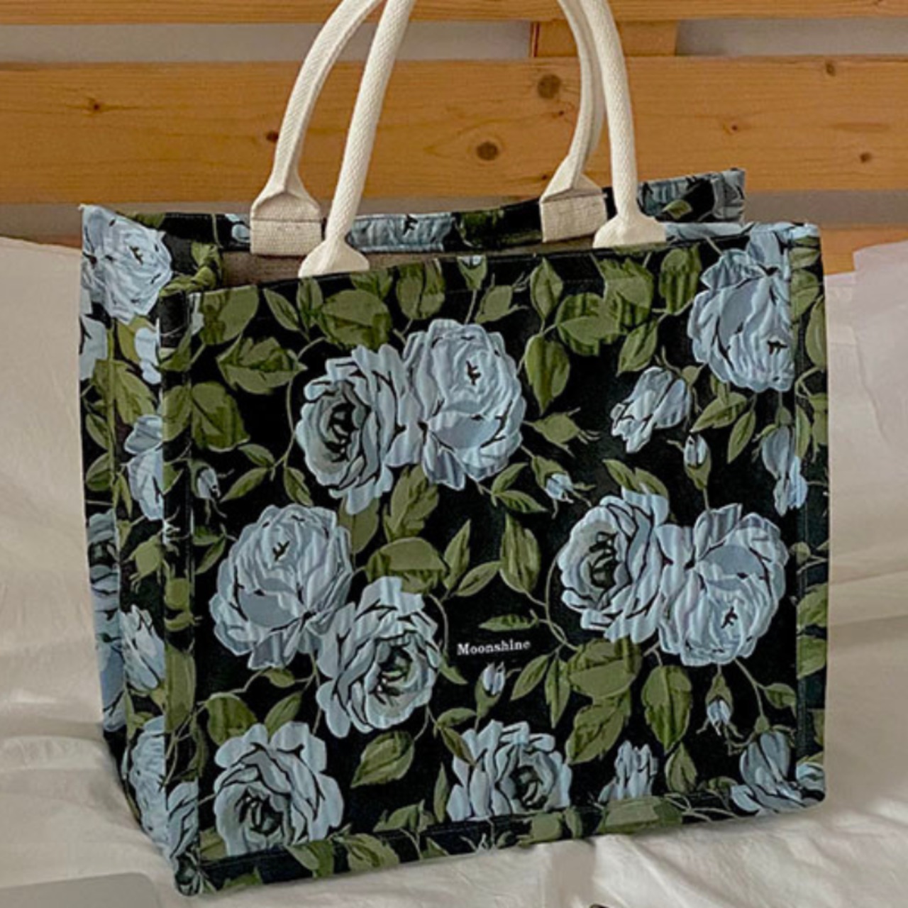 ヴィンテージローズジャガードハンドバッグ 2type W10268