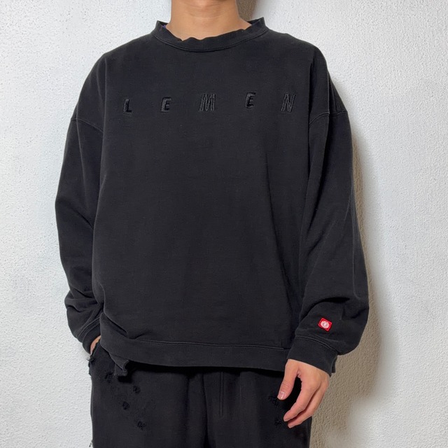 #7129 "ELEMENT" logo embroidered cotton sweat