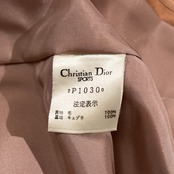美品 Christian Dior クリスチャンディオール セットアップ スカート ダブル スーツ M /Y-TK03/オールド/ビンテージ/ピンクベージュ系