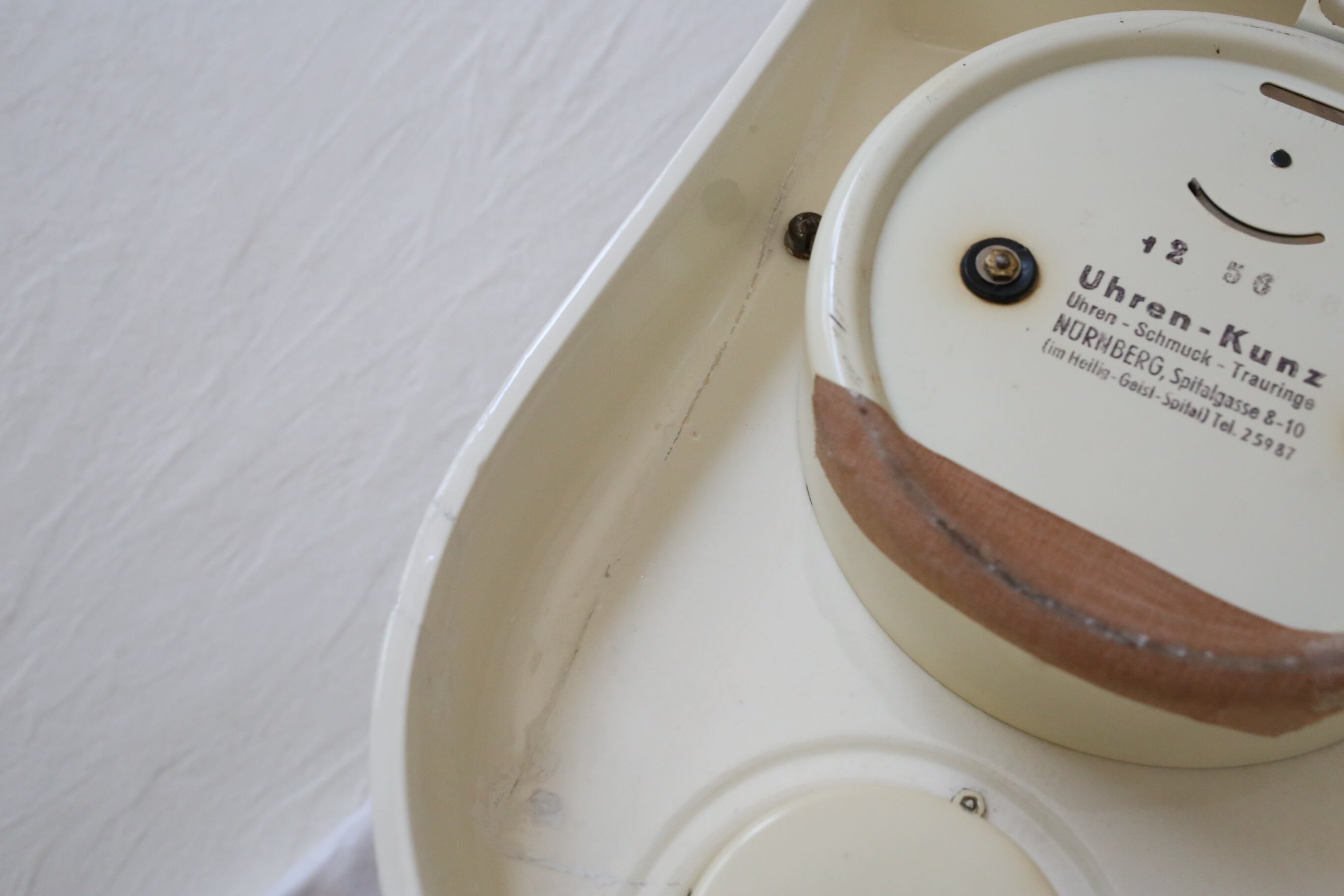 ドイツ ヴィンテージ Junghans ユンハンス 陶器 キッチンタイマー付き