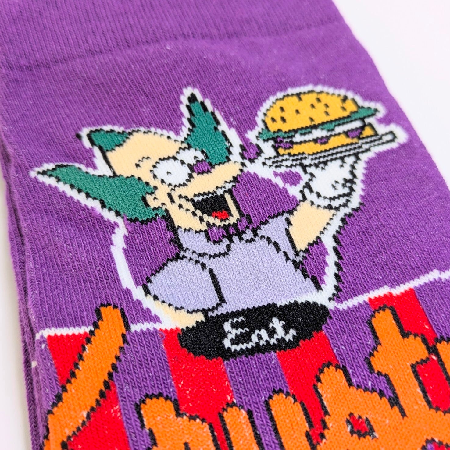 【 crew socks / クルーソックス 】『 The Simpsons / シンプソンズ / クラスティー・ザ・クラウン 』 靴下 / ソックス〚アメリカン雑貨 アメトイ〛