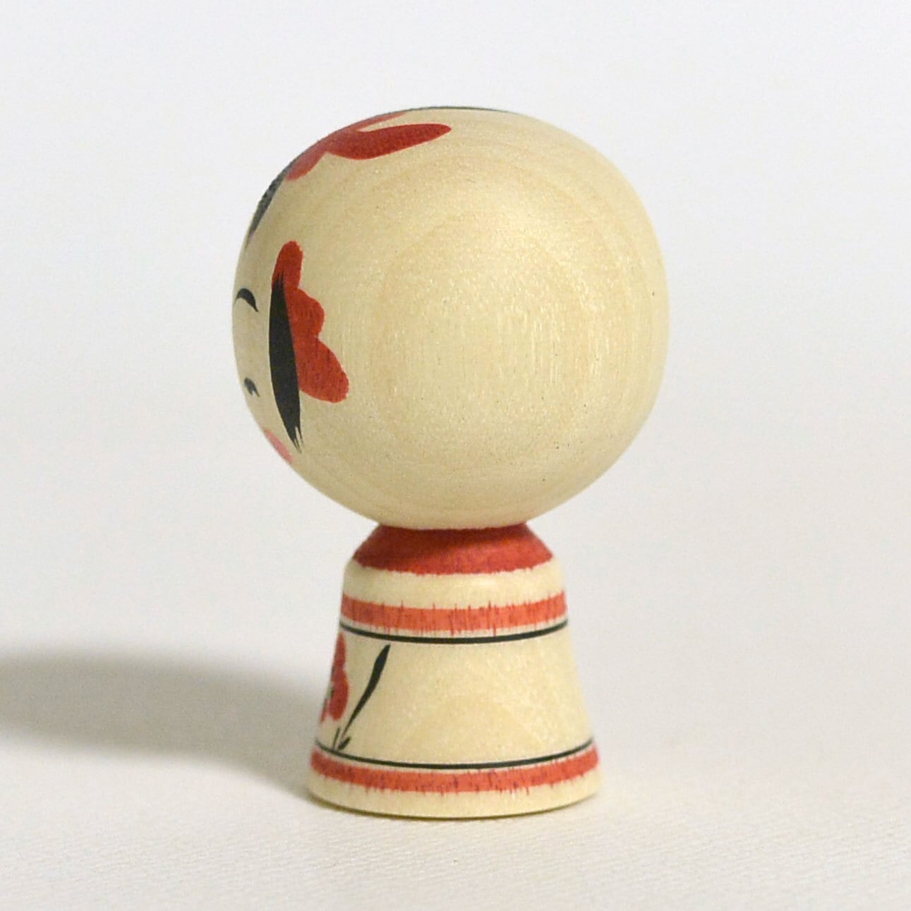 【ミニこけし】鈴木明パンケーキちゃん 小寸こけし（ミニこけし） 約1寸 約3.5cm 鈴木明 工人（作並系）#2270
