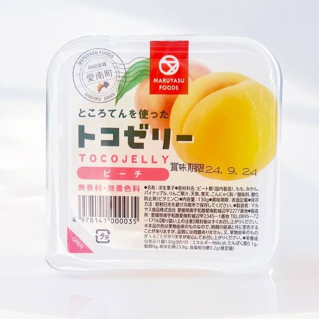 ●マルヤス食品 トコゼリーピーチ130g