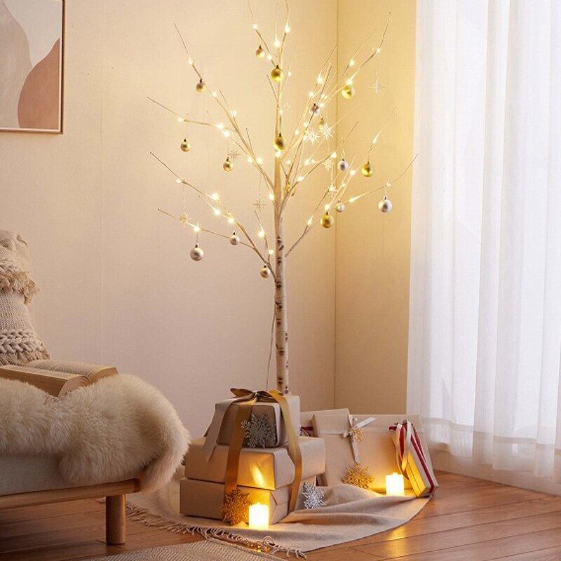 クリスマスツリー 【高さ120cm】 白樺風ツリー LED ライト | selecshop