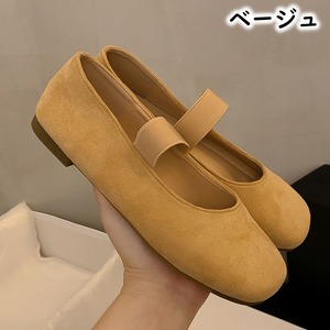 バンド付き フラットシューズ 5col M 250311