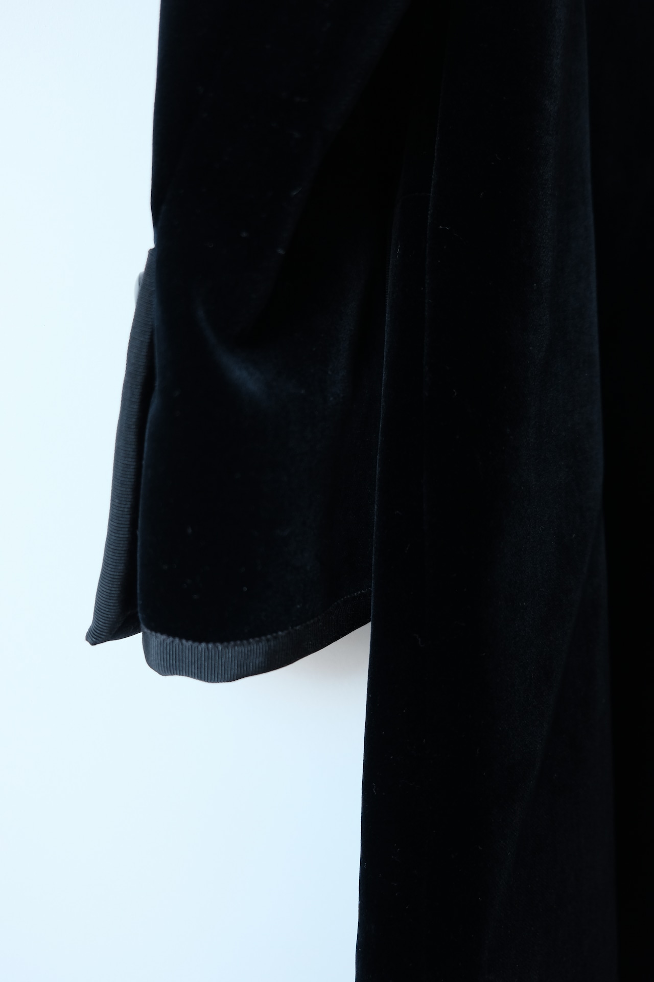Philippe Venet black velvet coat