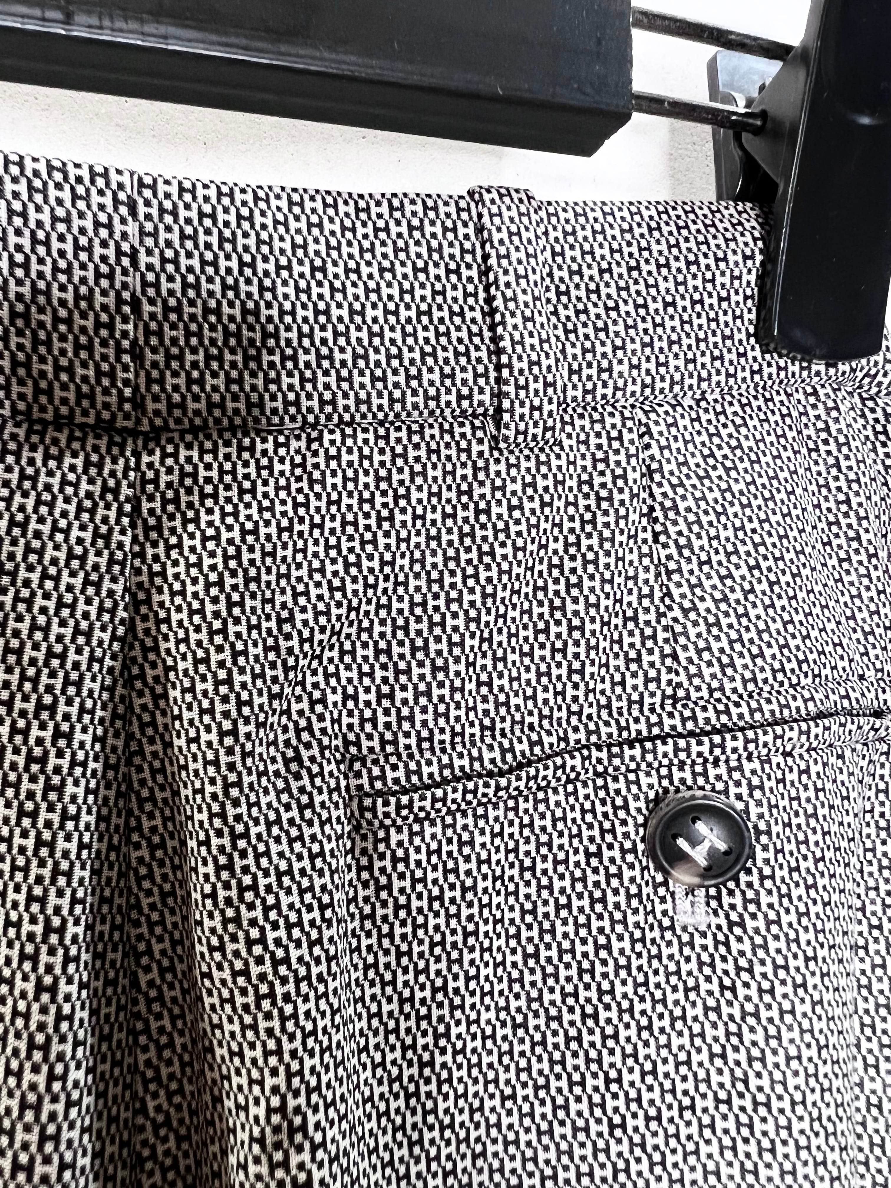 HERMES by Martin Margiela H pattern Slacks | MIKOTONORI.