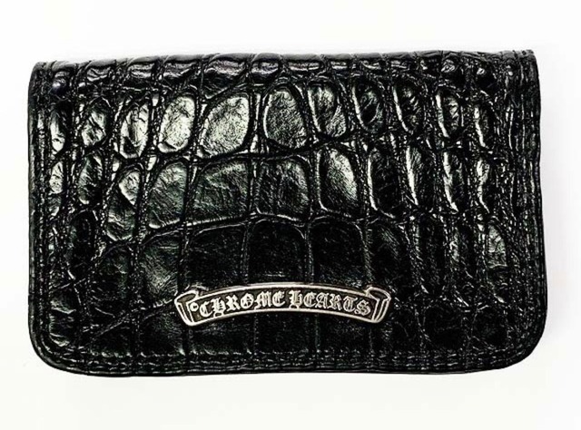 CHROME HEARTS クロムハーツ CARD CASE ALGTR カードケース アリゲーター クロコ レザー 名刺入れ