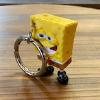 SpongeBob smirking figure keychain