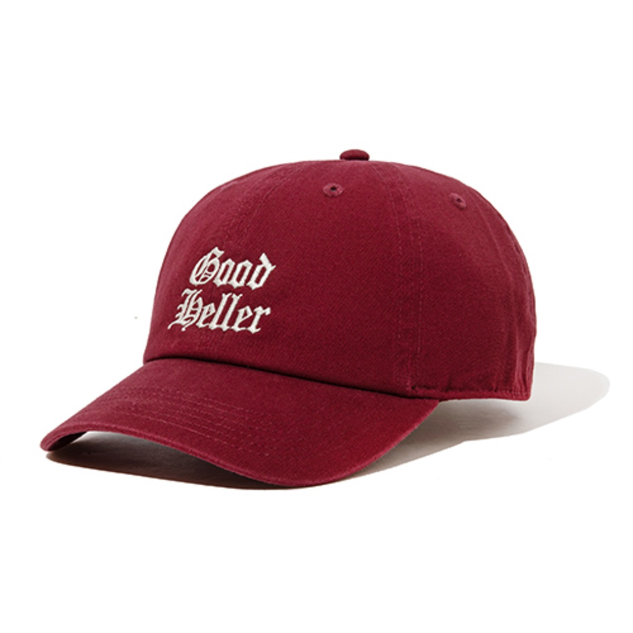 GOOD HELLER / EMBROIDERY LOGO CAP / キャップ / ローキャップ / BURGUNDY / GH-26SS012 - 1