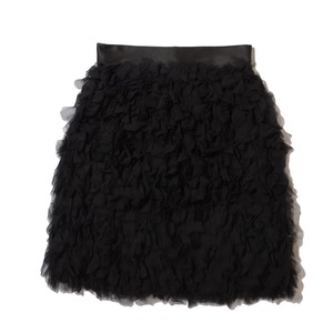 BENSONI  silk fringe  skirt