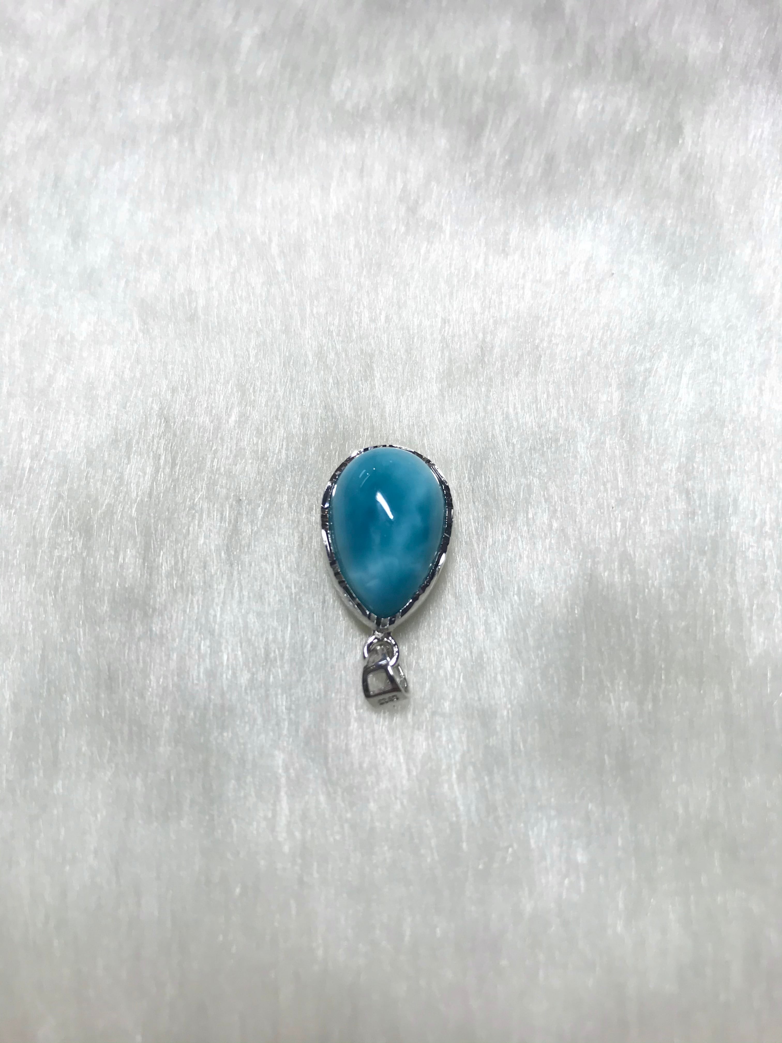 ラリマー　ペンダントトップ　P-4 ドミニカ共和国