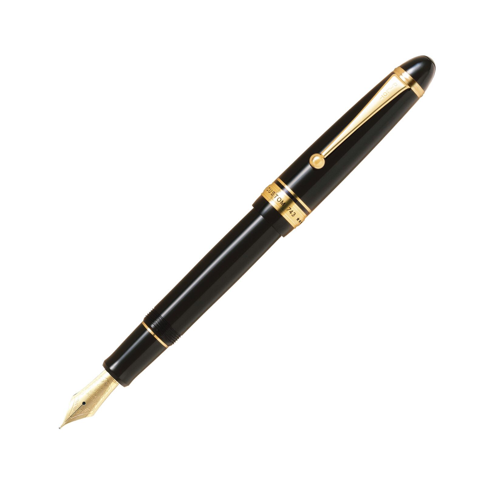 【美品】PILOT 万年筆 カスタム743 M中字 03242f641e1d12dd2c22f2d9167809