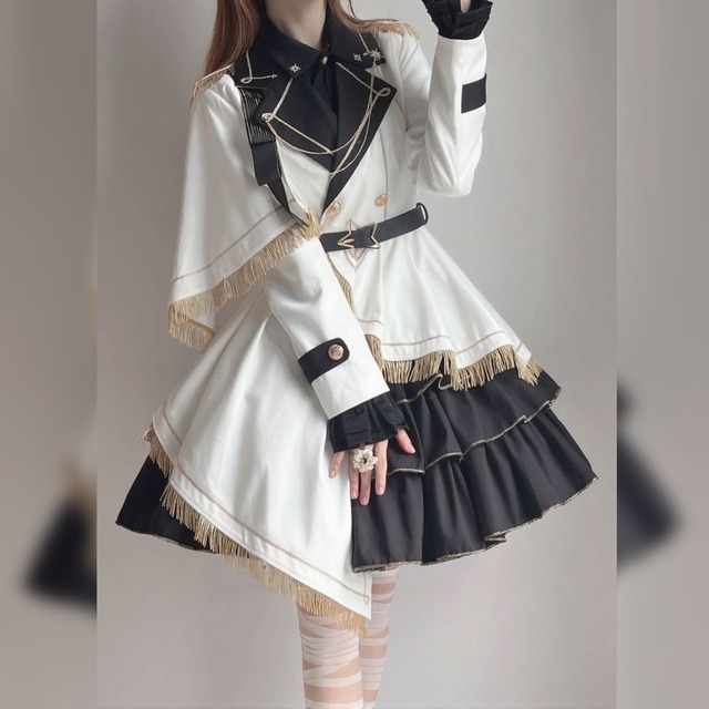 星夜の守護騎士ミリタリーロリィタセットアップ：ジャケット