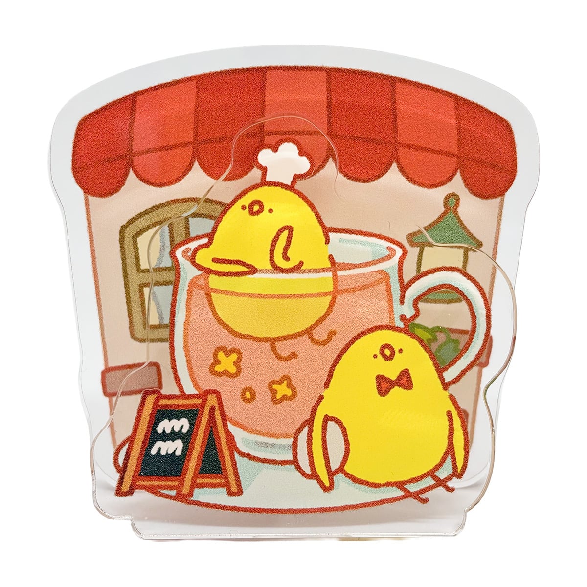 アクリルメモスタンド