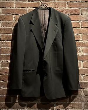【Caka act3】80's “MANI by GIORGIO ARMANI” Single Breasted Wool Gabardine Tailored Jacket