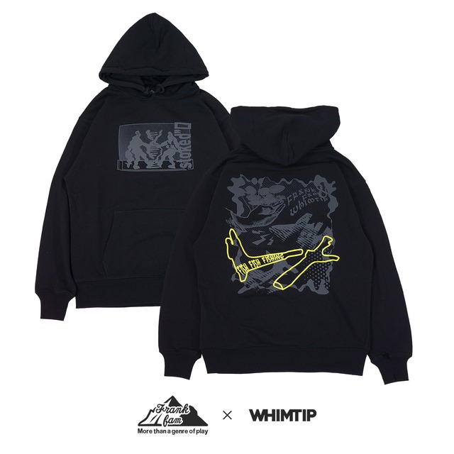 F.F.F HOODY | BLK/GRY 《WHIMTIP x FRANK FAM》