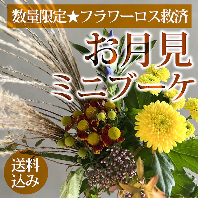 すべてフラワーロス救済となりました！ありがとうございます！〈送料込み＆クール便料金込み〉お月見のミニブーケ★フラワーロス支援