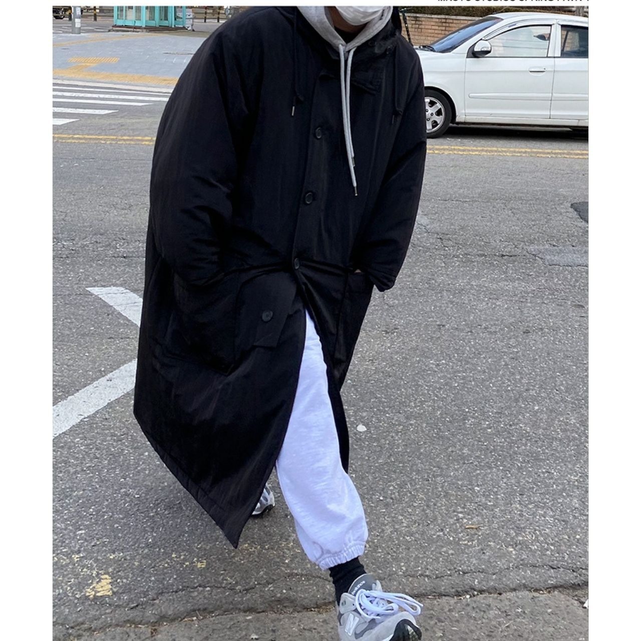 ミッドレングス中綿コート　1130