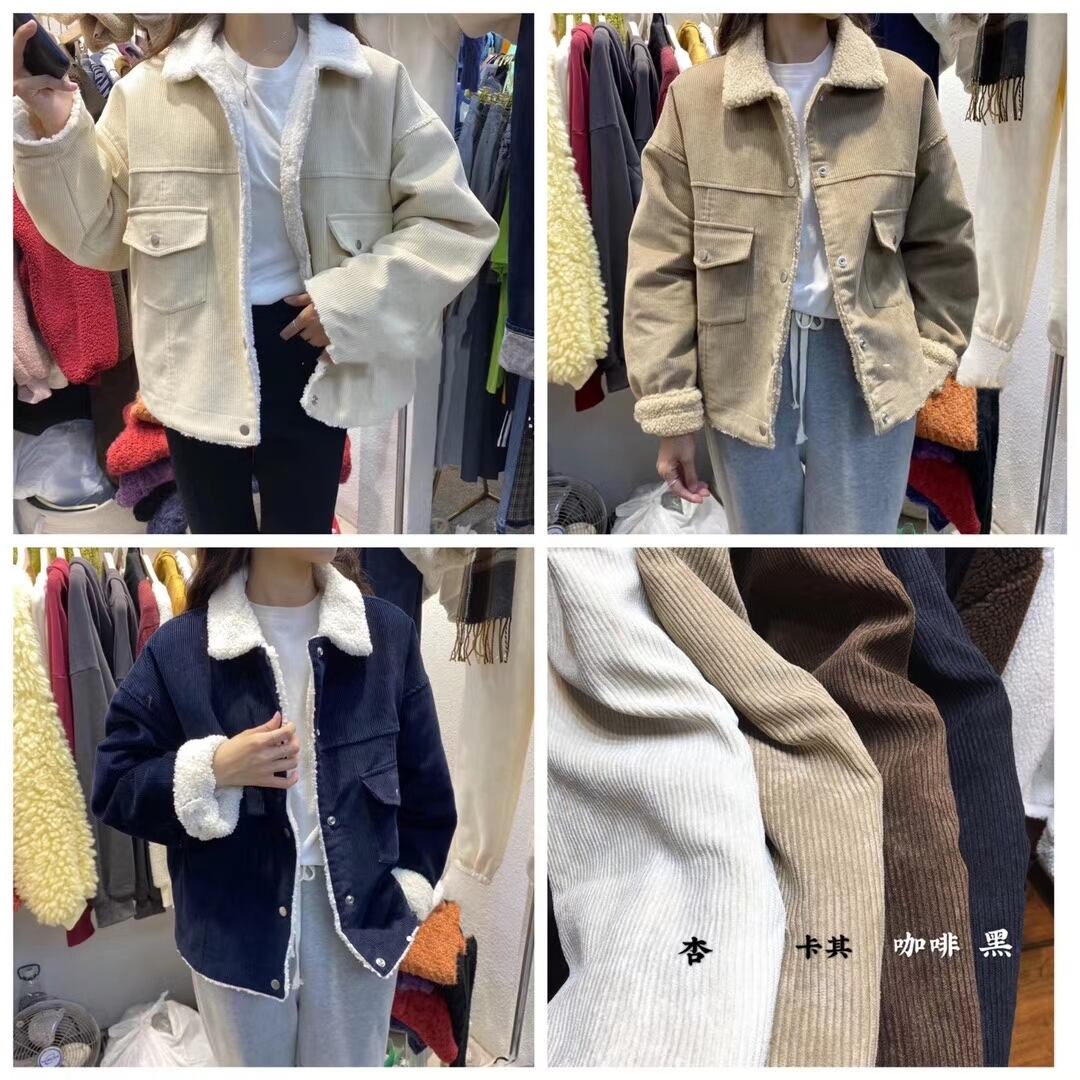 コーデュロイボアジャケット　AJ33167-5108