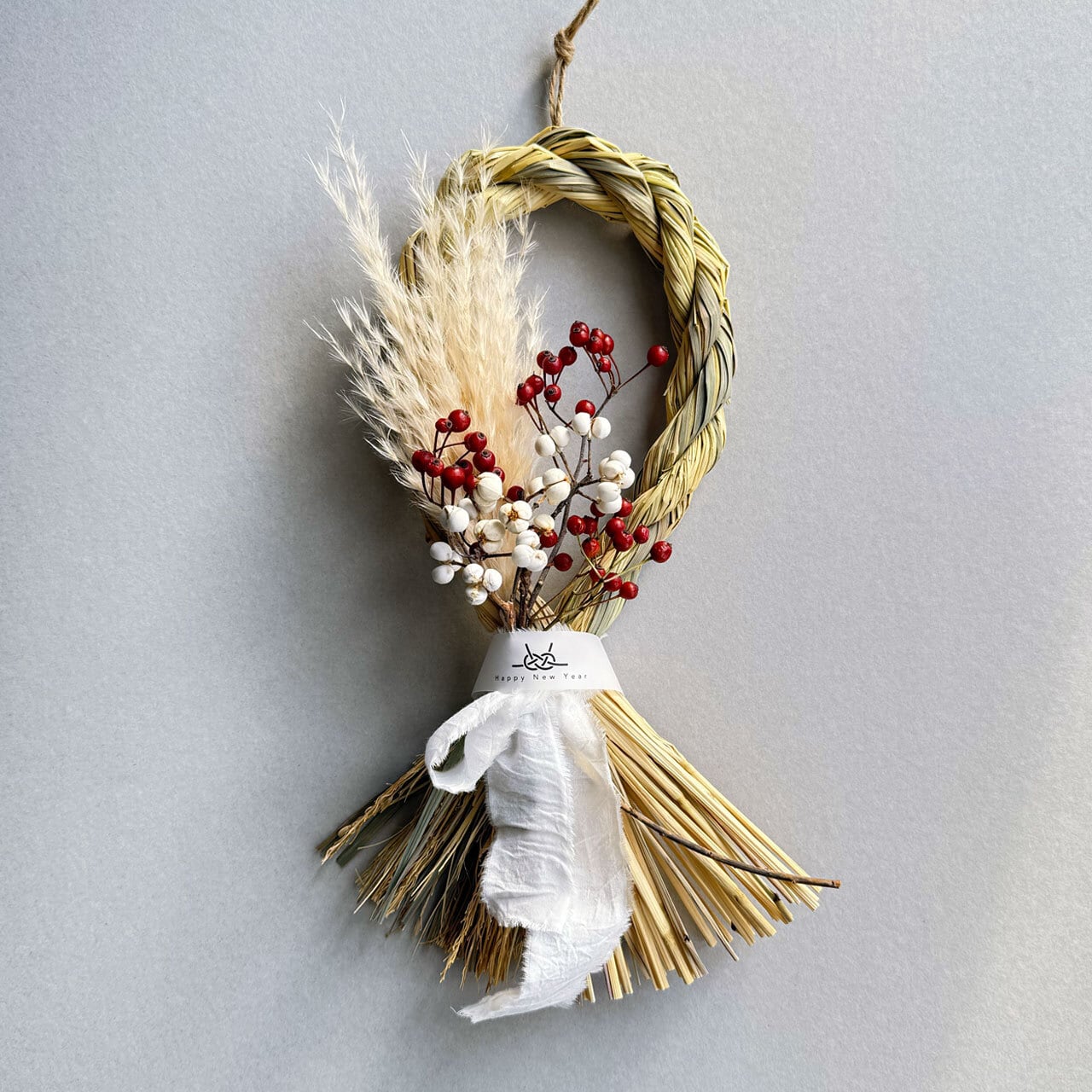 しめ縄 | ドライフラワースワッグと布雑貨 | greenstitch