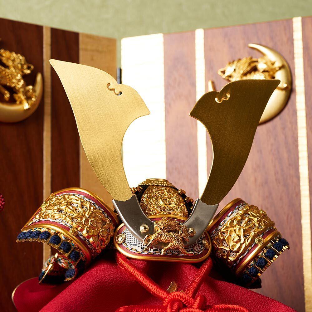久月】五月人形 麒麟児之 兜収納飾り｜モダン ｜コンパクト｜端午の