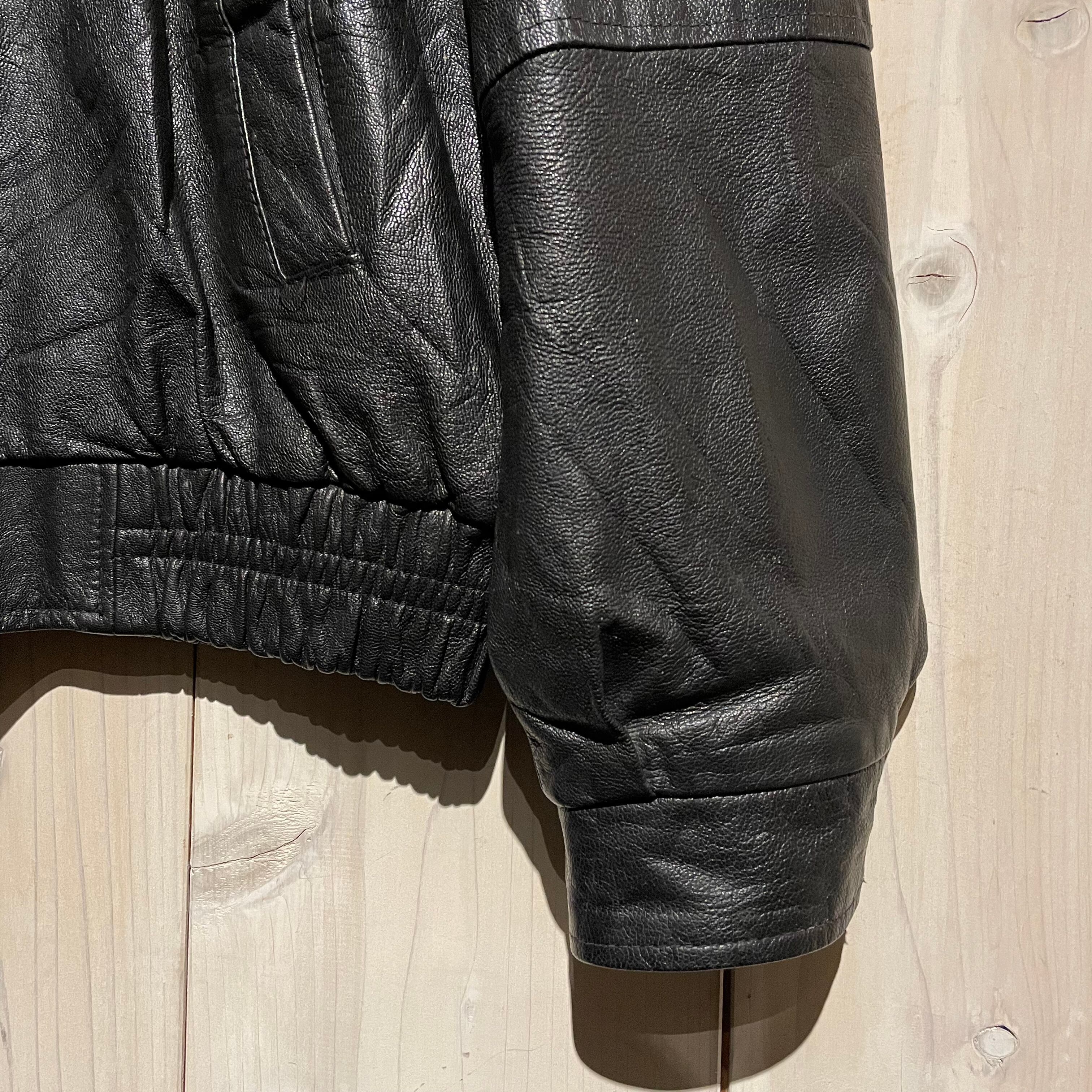 a.k.a.C.a.k.a】Flight Detail Vintage Leather Jacket | Caka(カカ