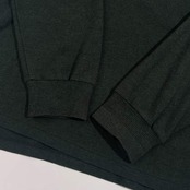 90s Polo by Ralph Lauren ポロ ラルフローレン ワンポイント刺繍 長袖 ポロシャツ L/ダークグリーン系 メンズ ビンテージ