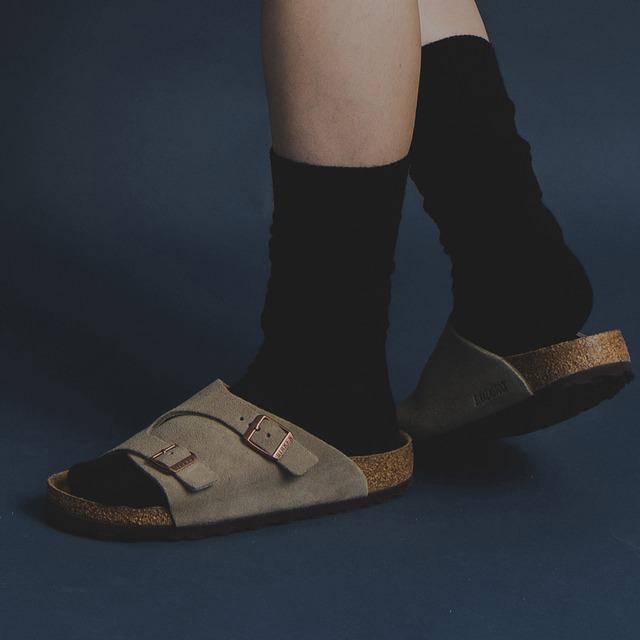 Merino Wool High Socks（Black）