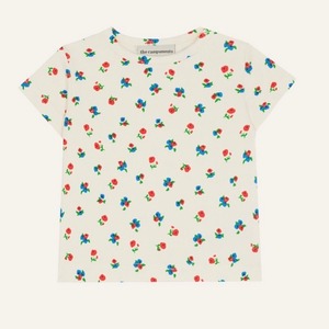 The Campamento  Flower AOP Baby T-Shirt【18-24M】Ecru