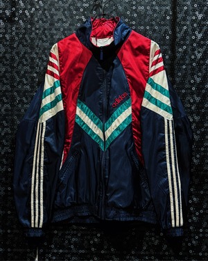 【ÆIEM】“adidas originals”vintage 90s multi color V switching nylon track jacket