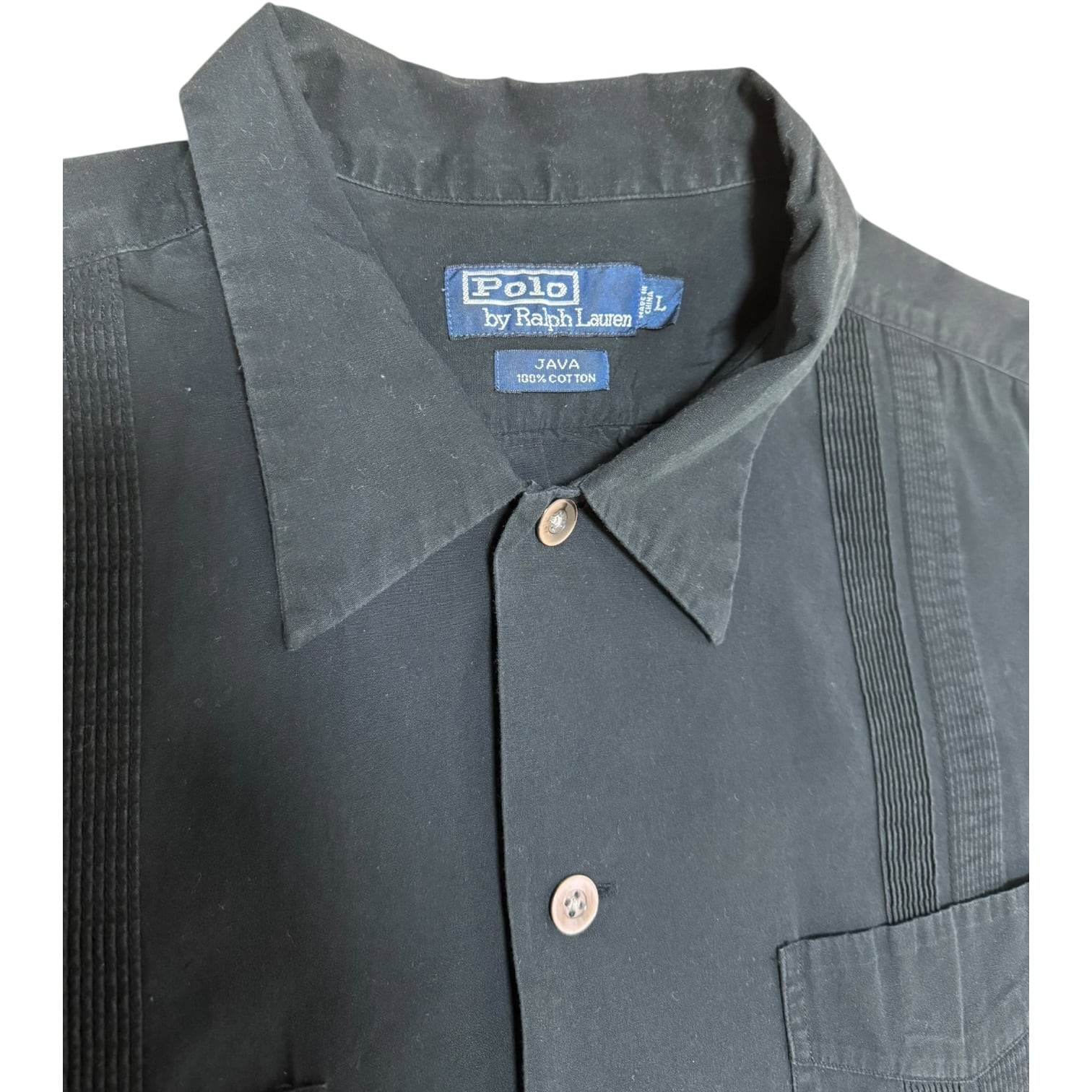 Ralph Lauren Cuba shirt JAVA ラルフローレン 100%コットン キューバ