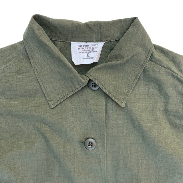 70's us army woman's utility shirt jacket