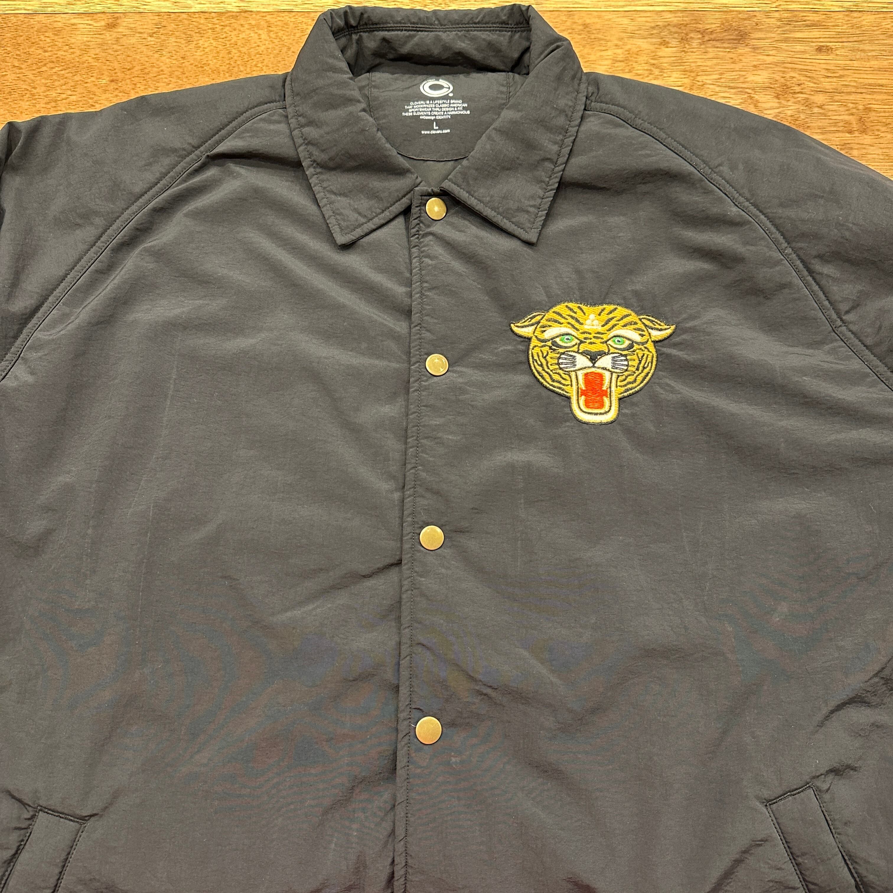 22AW CLOVERU TIGER HYBRID COACH JACKET BLACK | safarionline