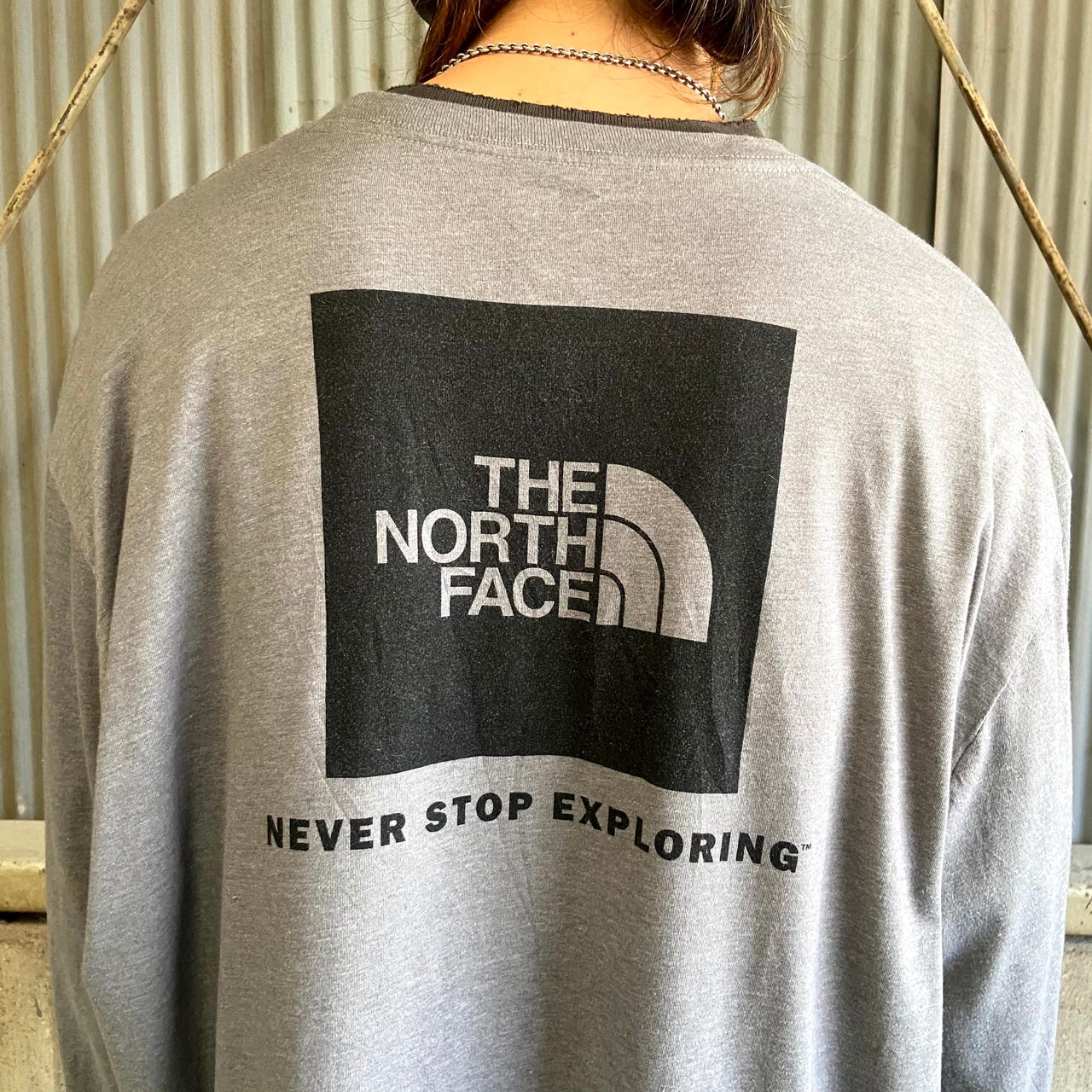 ビッグサイズ THE NORTH FACE ザ ノースフェイス ビッグロゴ バック 