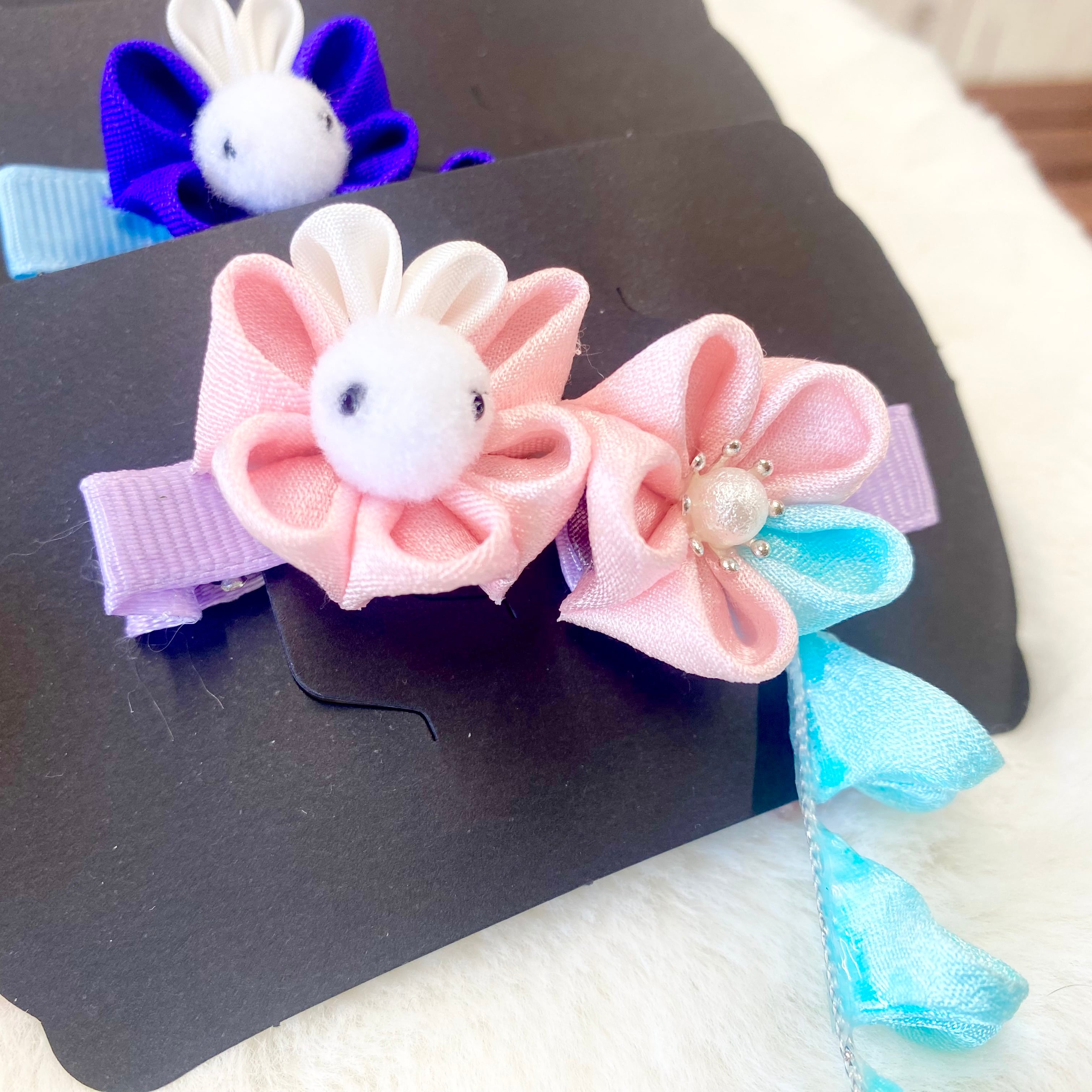 ファンシーアラモード ナイトキャップ うさぎ ぬいぐるみ スタイ付き