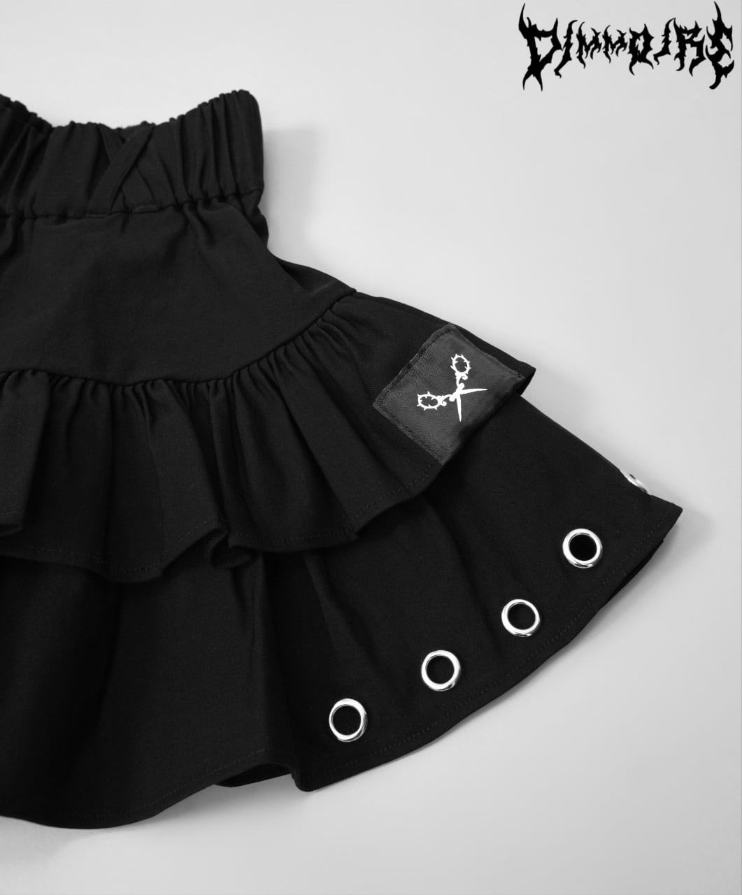 PUNKフリルミニスカート【Black】 | DimMoire
