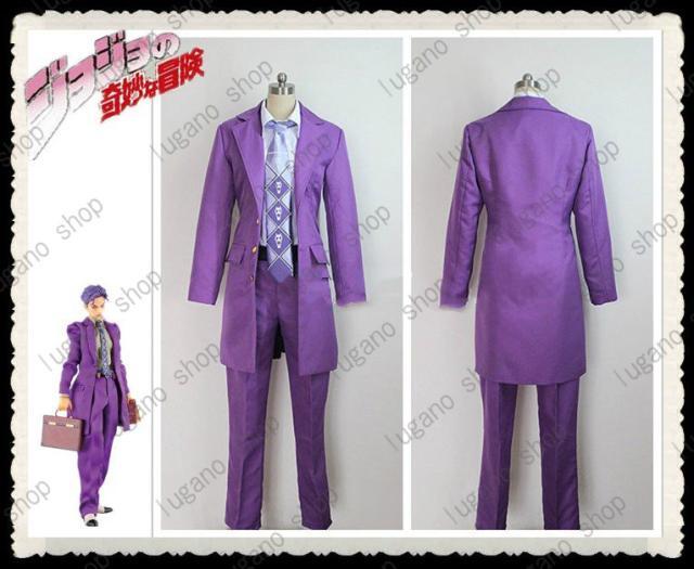 K4129 ジョジョの奇妙な冒険 吉良 吉影(きら よしかげ) 風 コスプレ衣装 cosplay コスチューム ハロウィン イベント