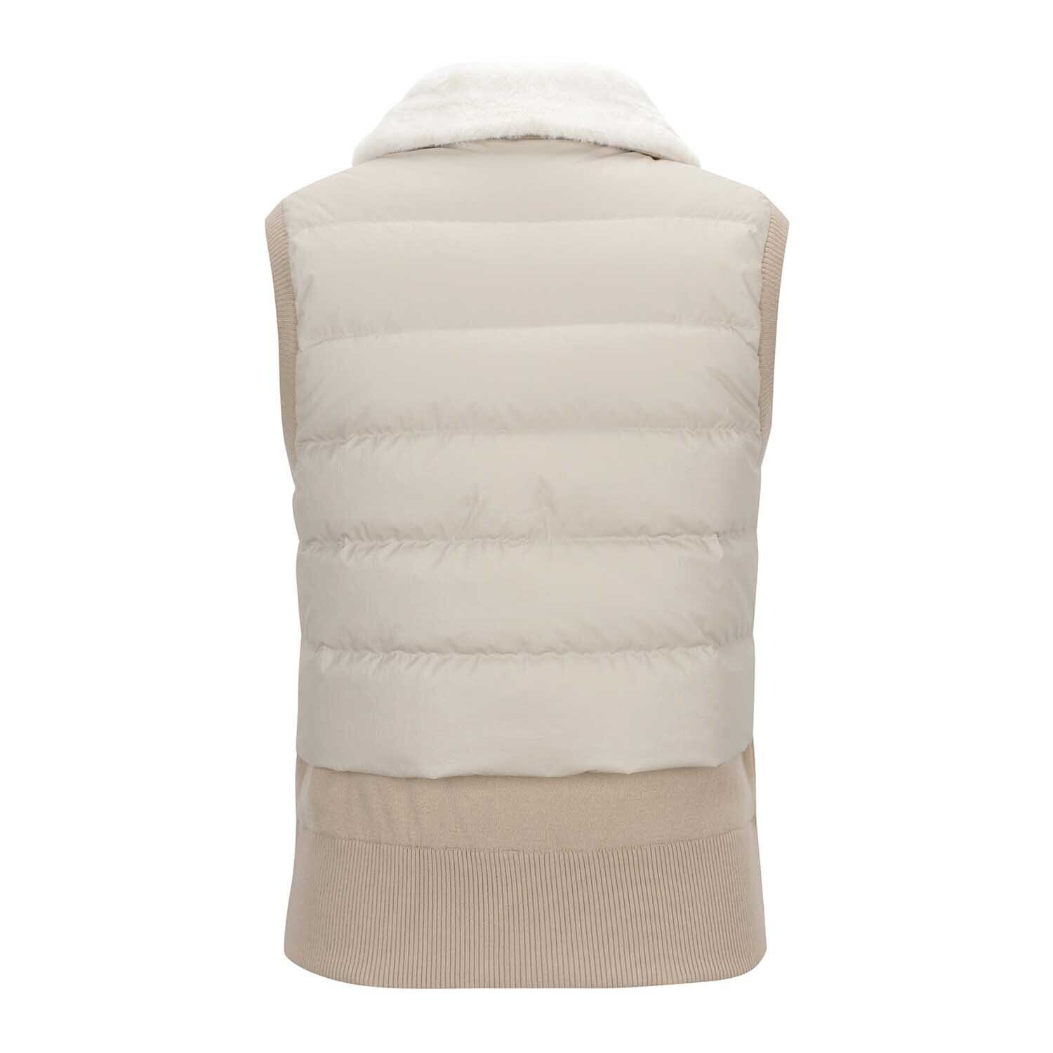 W FAKE FUR COLLAR HYBRID DOWN VT | ANEW GOLF JAPAN公式オンラインストア