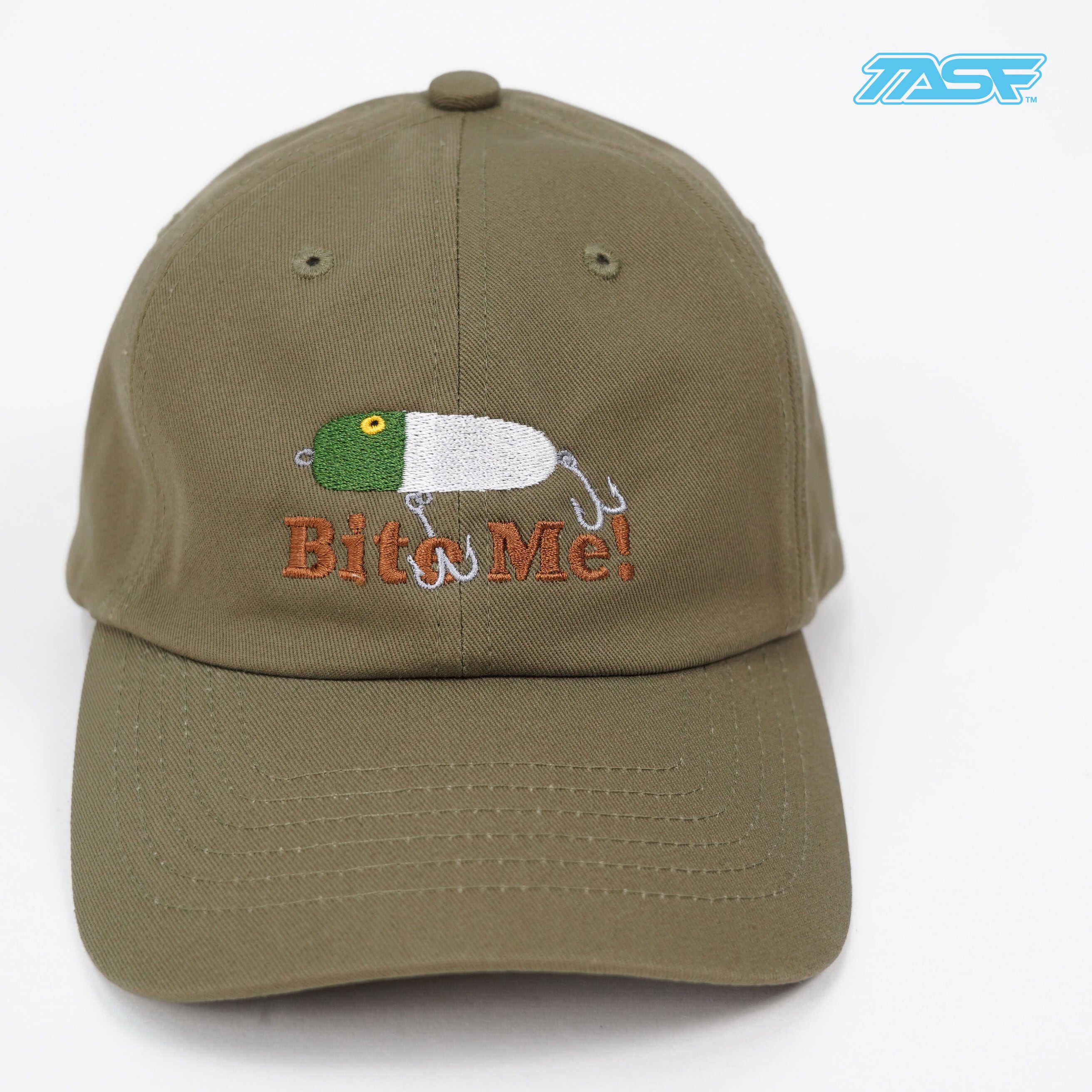 TASF / Bite Me! Cap / Olive | Tasf Tackle Mart