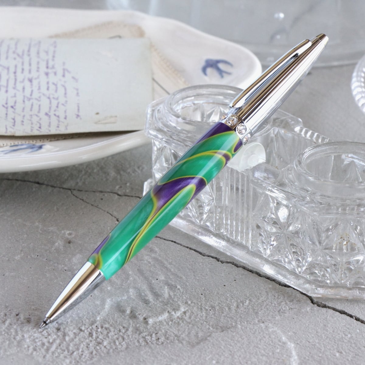 カフカ・Dazzling」手作りボールペンViriditasジェットストリーム芯