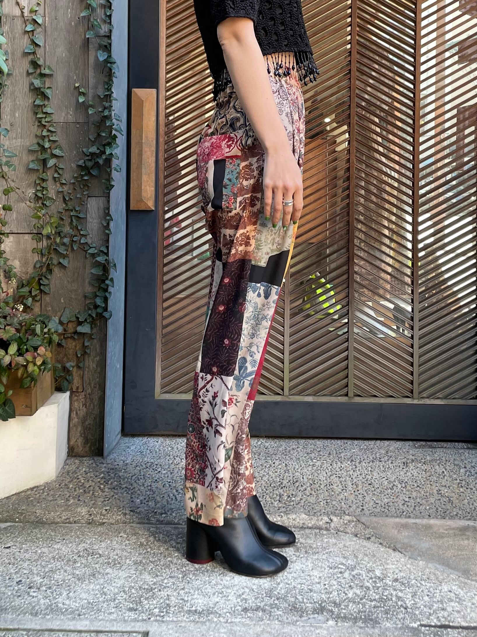22SS】FUMIE TANAKA フミエタナカ / TEXTILE PANTS | TRENTの