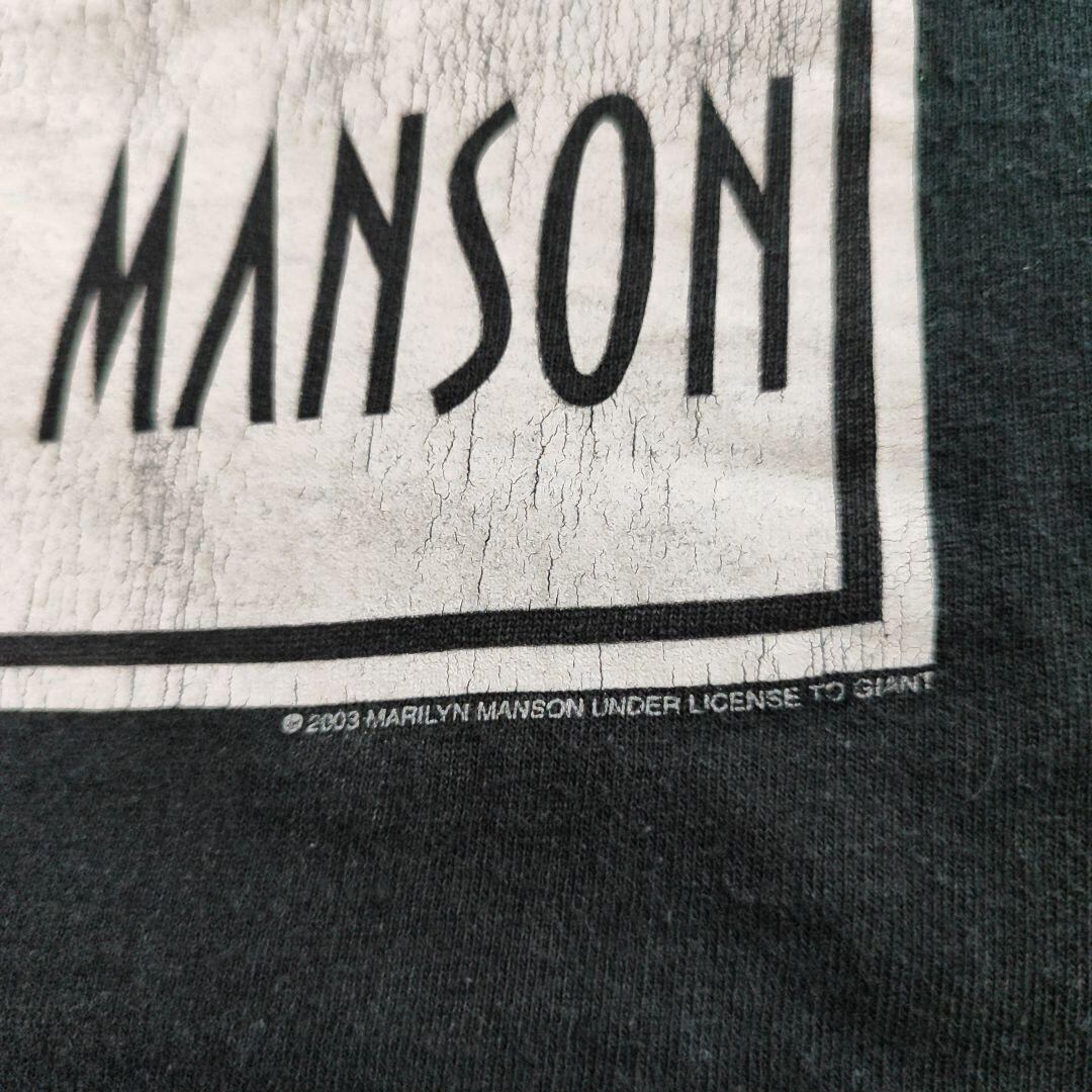 マリリンマンソン 2003 Tシャツ Vintage marilyn manson | neverlandweb