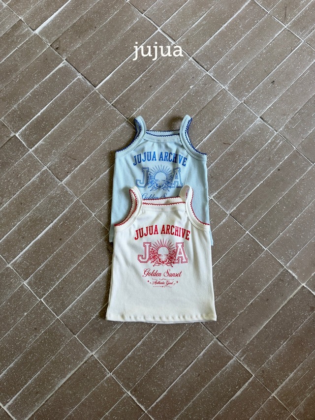 【6/11〆予約】<jujua> Archive sleeveless top