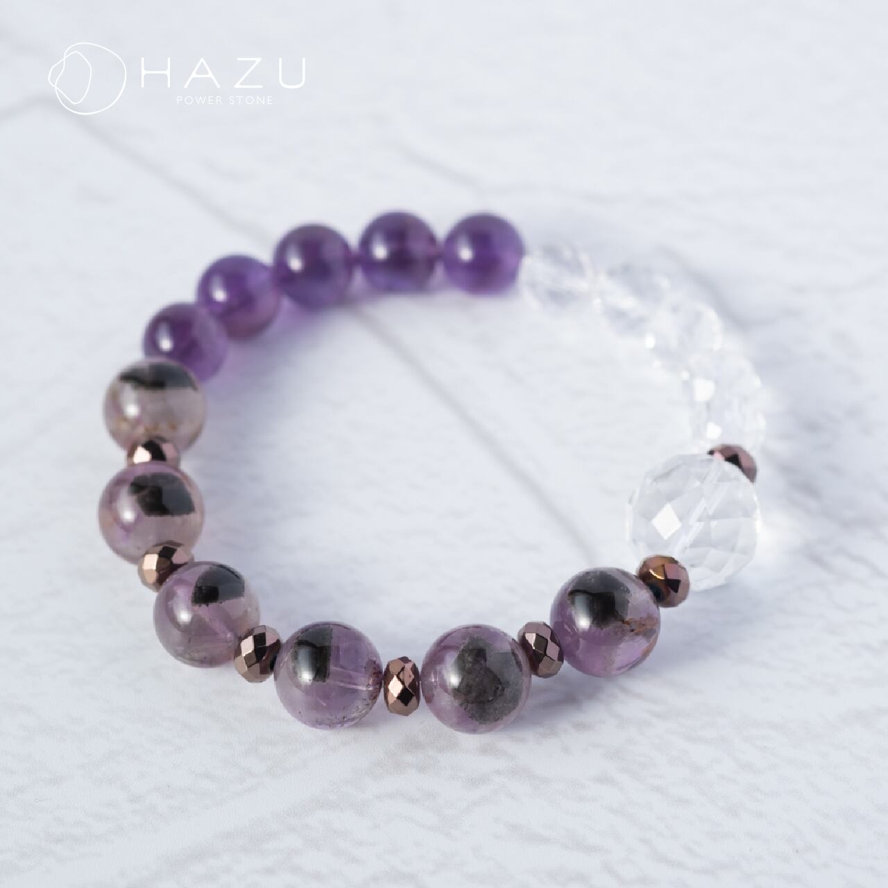 天眼模様／新たな可能性を開く23種の奇跡［オーラライト23／アメジスト