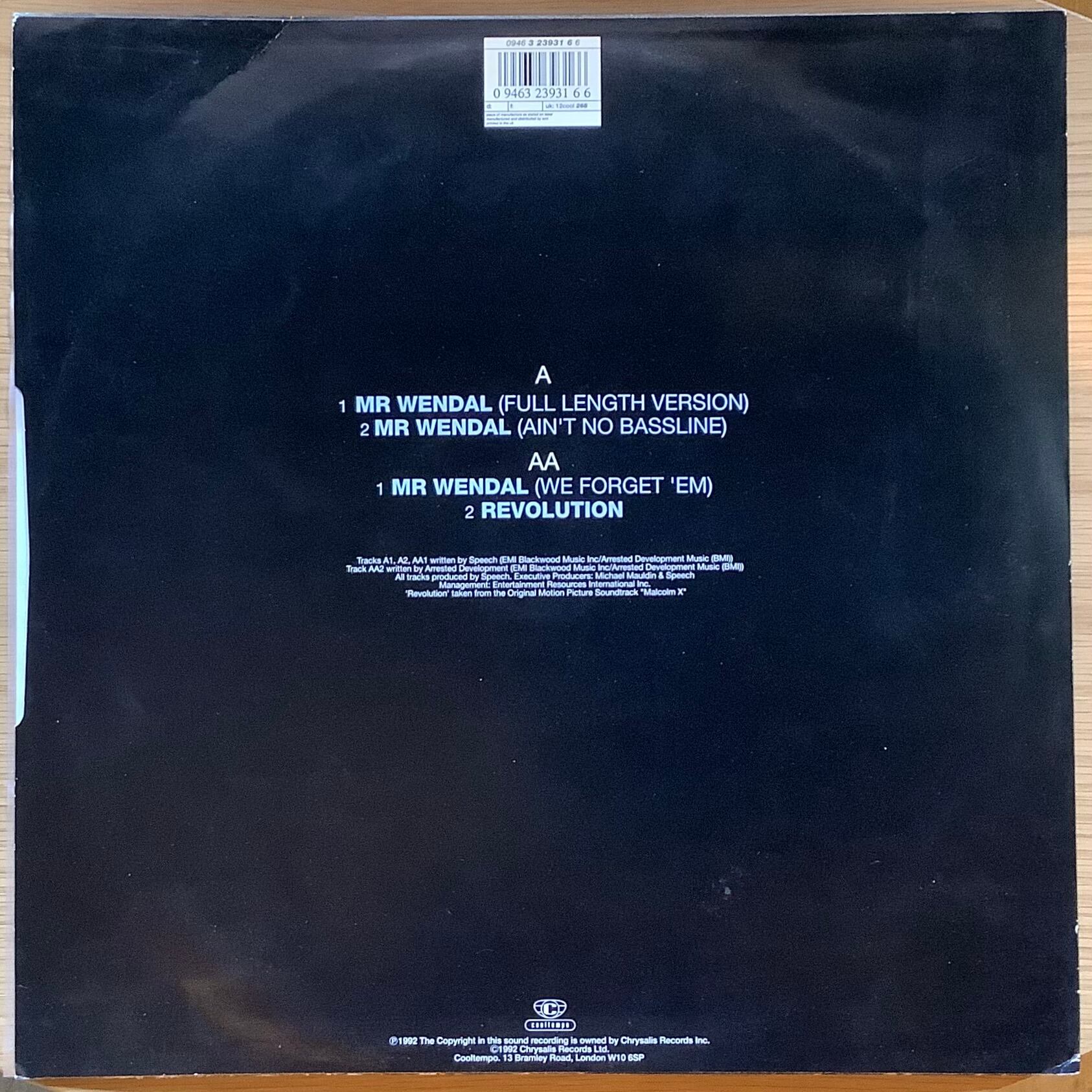 ARRESTED DEVELOPMENT / MR.WENDAL | Plastic Soul Records