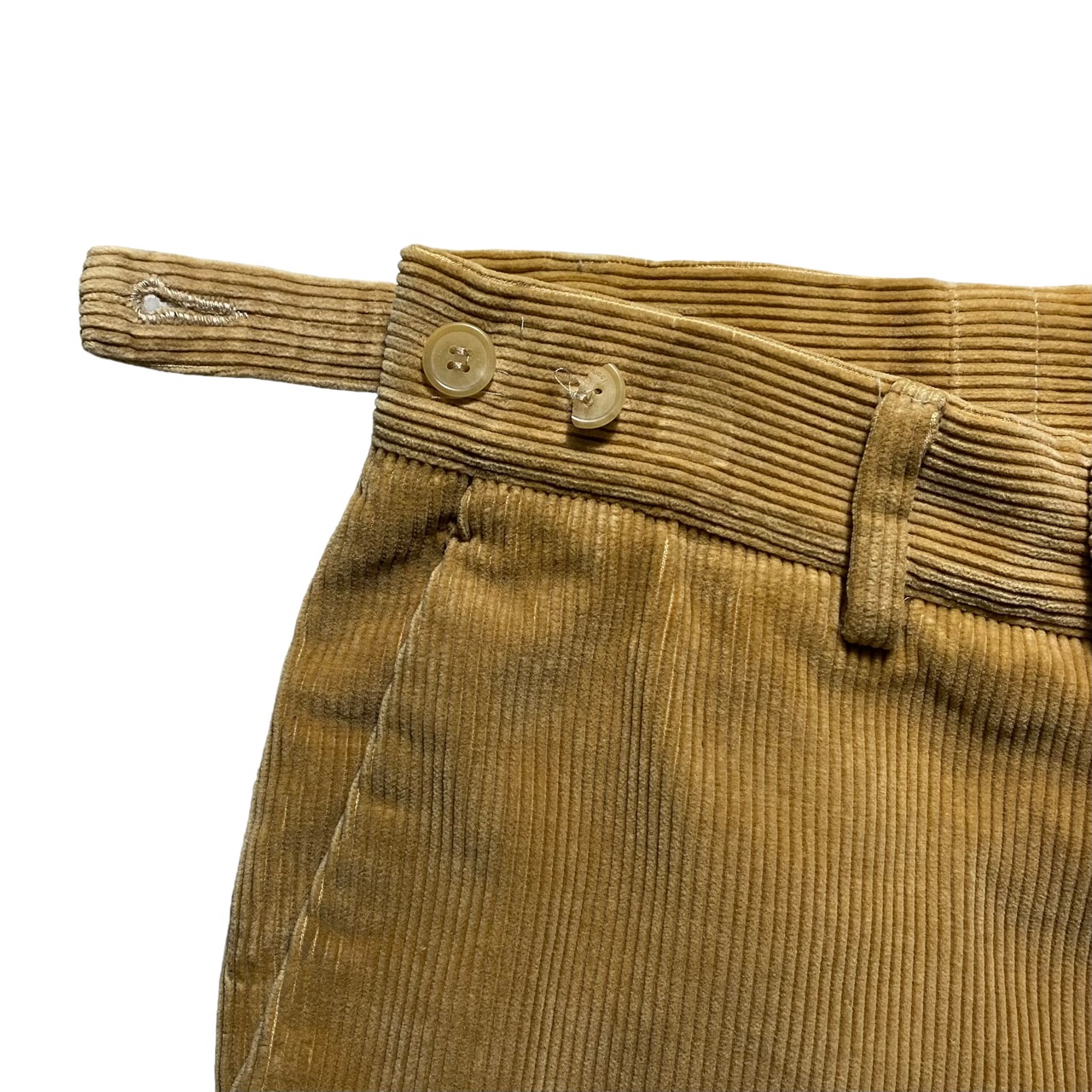 vintage GUCCI mustard color wide wale corduroy pants